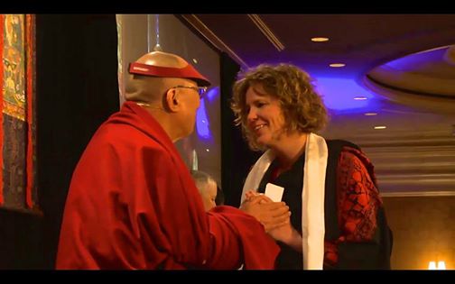 Laura Peterson & the Dalai Lama Laura Peterson & the Dalai Lama